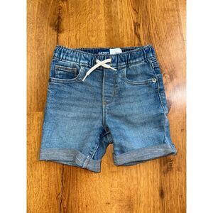 Old‎ Navy Toddler Boy's 2t Denim Pull On Stretch Shorts, 3.5" inseam